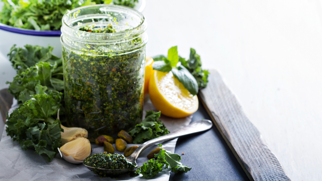 Go-to-pesto: Lacinato Kale Pesto