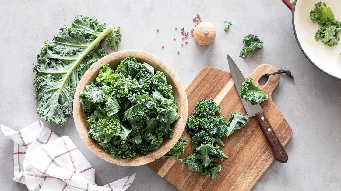 Balsamic Kale with Cranberries